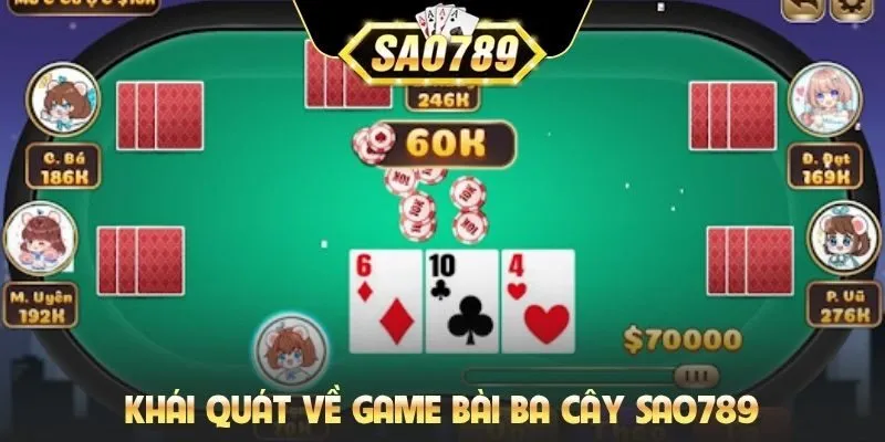 Khái quát về game bài Ba Cây Sao789