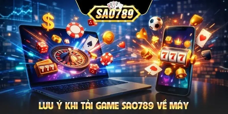 Lưu ý khi tải game SAO789 về máy