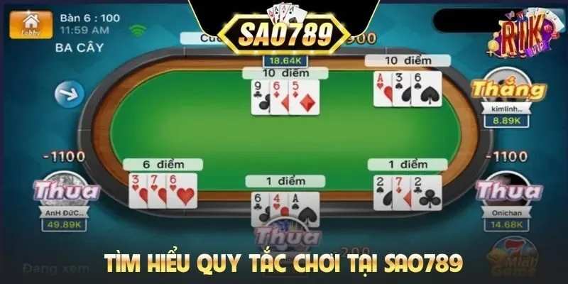 Tìm hiểu quy tắc chơi tại Sao789